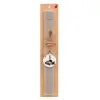 Easter Set, wooden keychain & scented Easter candle flat (30cm) (GRAY)