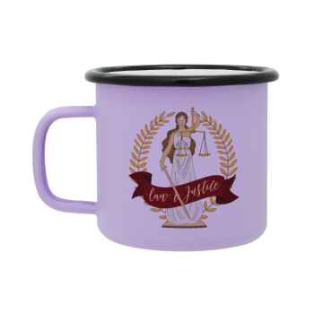 Θέμιδα, Κούπα Μεταλλική εμαγιέ ΜΑΤ Light Pastel Purple 360ml