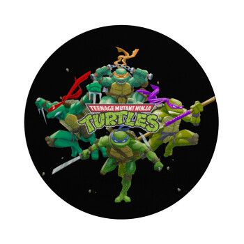 Ninja turtles, Επιφάνεια κοπής γυάλινη στρογγυλή (30cm)