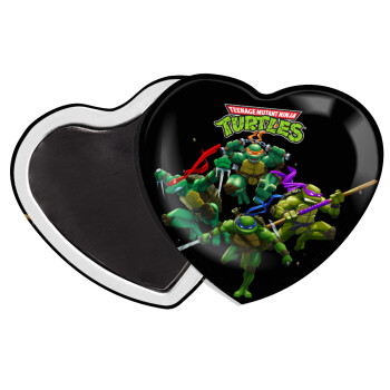 Ninja turtles, Μαγνητάκι καρδιά (57x52mm)