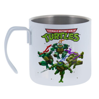 Ninja turtles, Mug Stainless steel double wall 400ml