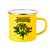 Yellow Enamel Metallic Cup 360ml