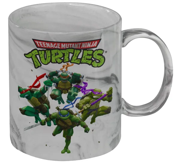 Ninja turtles — Κούπα κεραμική, marble style (μάρμαρο), 330ml