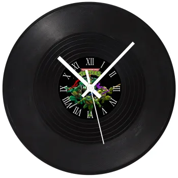 Ninja turtles, Ρολόι τοίχου Βινύλιο (30cm)