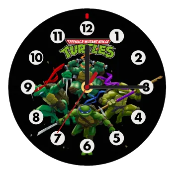 Ninja turtles, Ρολόι τοίχου ξύλινο (20cm)