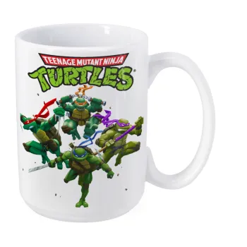 Ninja turtles, Κούπα Mega, κεραμική, 450ml