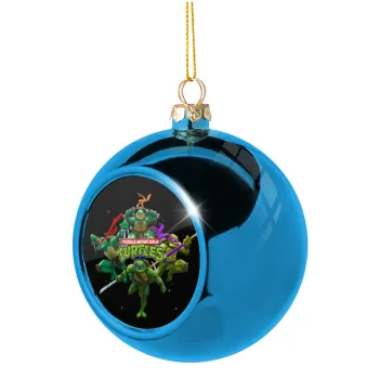 Ninja turtles, Blue Christmas tree ball ornament 8cm