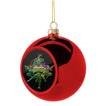 Ninja turtles, Christmas tree ball Red 8cm