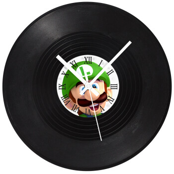 Super mario Luigi, Ρολόι τοίχου Βινύλιο (30cm)