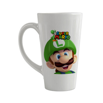Super mario Luigi, Κούπα Latte Μεγάλη, κεραμική, 450ml