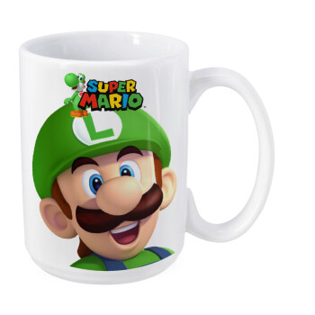 Super mario Luigi, Κούπα Mega, κεραμική, 450ml