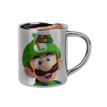 Super mario Luigi, Κουπάκι μεταλλικό διπλού τοιχώματος για espresso (220ml)