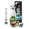 Soccer Metal mug thermos, double wall, 550ml