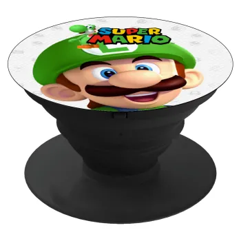 Super mario Luigi, Phone Holders Stand  Μαύρο Βάση Στήριξης Κινητού στο Χέρι