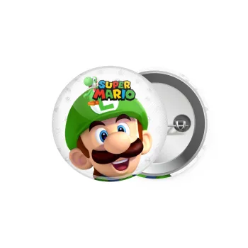 Super mario Luigi, Κονκάρδα παραμάνα 5.9cm
