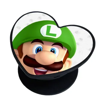 Super mario Luigi, Phone Holders Stand  καρδιά Μαύρο Βάση Στήριξης Κινητού στο Χέρι