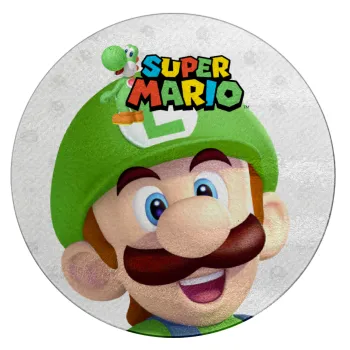 Super mario Luigi, Επιφάνεια κοπής γυάλινη στρογγυλή (30cm)