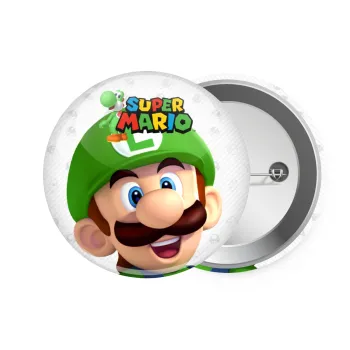 Super mario Luigi, Κονκάρδα παραμάνα 7.5cm