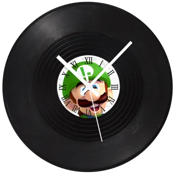 Super mario Luigi, Ρολόι τοίχου Βινύλιο (30cm)