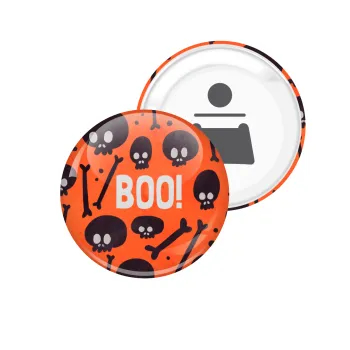 Halloween boo, Μαγνητάκι και ανοιχτήρι μπύρας στρογγυλό διάστασης 5,9cm
