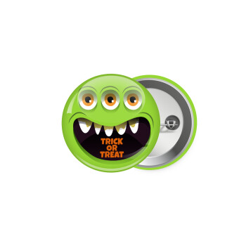 Halloween trick or treat 3 eyes monster, Κονκάρδα παραμάνα 5.9cm