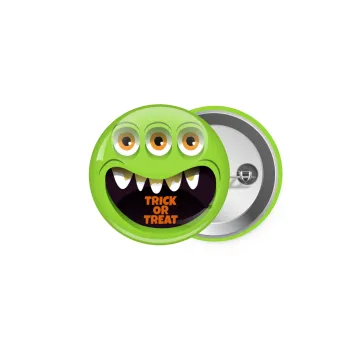 Halloween trick or treat 3 eyes monster, Κονκάρδα παραμάνα 5cm