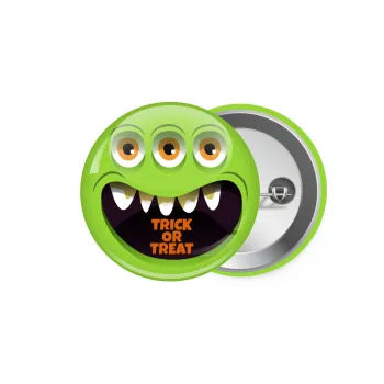 Halloween trick or treat 3 eyes monster, Κονκάρδα παραμάνα 5.9cm