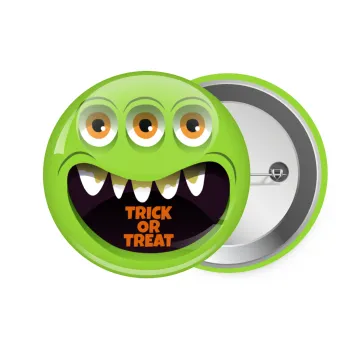Halloween trick or treat 3 eyes monster, Κονκάρδα παραμάνα 7.5cm