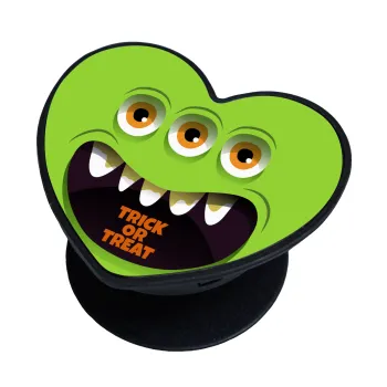 Halloween trick or treat 3 eyes monster, Phone Holders Stand  καρδιά Μαύρο Βάση Στήριξης Κινητού στο Χέρι