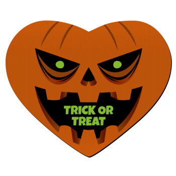 Halloween trick or treat Pumpkins, Mousepad heart 23x20cm