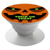 Halloween trick or treat Pumpkins, Phone Holders Stand  White Hand-held Mobile Phone Holder
