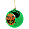 Green Christmas tree ornament ball 8cm
