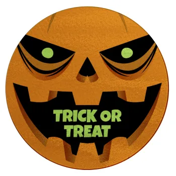 Halloween trick or treat Pumpkins, Επιφάνεια κοπής γυάλινη στρογγυλή (30cm)