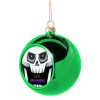 Green Christmas tree ornament ball 8cm