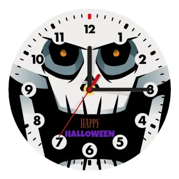 Halloween trick or treat Skeleton, Ρολόι τοίχου ξύλινο (20cm)