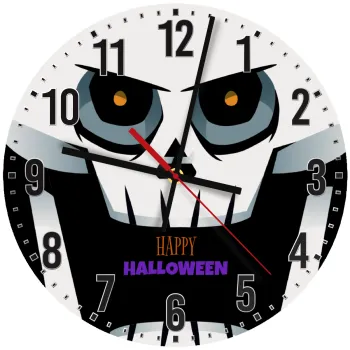Halloween trick or treat Skeleton, Ρολόι τοίχου ξύλινο (30cm)