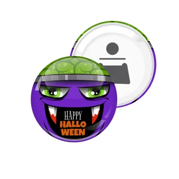 Halloween trick or treat Monster, Μαγνητάκι και ανοιχτήρι μπύρας στρογγυλό διάστασης 5,9cm