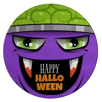 Halloween trick or treat Monster, Επιφάνεια κοπής γυάλινη στρογγυλή (30cm)