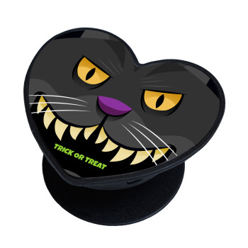 Halloween trick or treat Cat, Phone Holders Stand  καρδιά Μαύρο Βάση Στήριξης Κινητού στο Χέρι