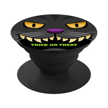 Halloween trick or treat Cat, Phone Holders Stand  Μαύρο Βάση Στήριξης Κινητού στο Χέρι