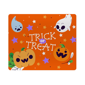 Halloween trick or treat Ghosts and Pumpkins, Mousepad rect 23x19cm
