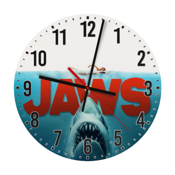 Shark jaws, Ρολόι τοίχου ξύλινο (30cm)