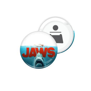 Shark jaws, Μαγνητάκι και ανοιχτήρι μπύρας στρογγυλό διάστασης 5,9cm