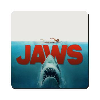 Shark jaws, Τετράγωνο μαγνητάκι ξύλινο 9x9cm