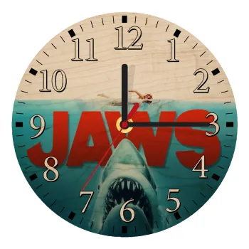 Shark jaws, Ρολόι τοίχου ξύλινο plywood (20cm)