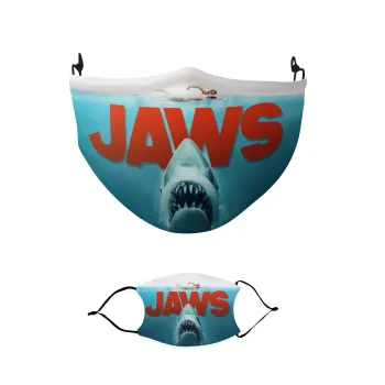 Shark jaws, Μάσκα υφασμάτινη παιδική πολλαπλών στρώσεων με υποδοχή φίλτρου