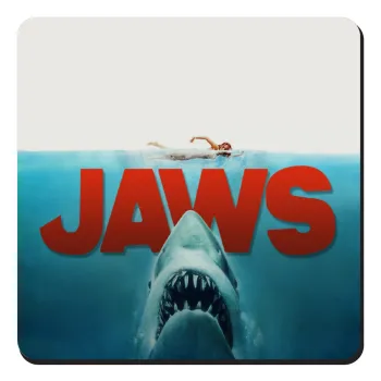 Shark jaws, Τετράγωνο μαγνητάκι ξύλινο 9x9cm