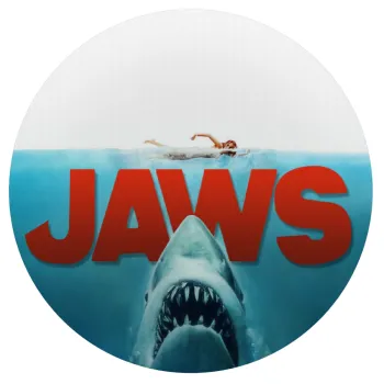 Shark jaws, Mousepad Round 20cm