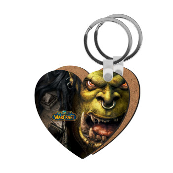 Worl of Warcraft, Μπρελόκ Ξύλινο καρδιά MDF