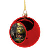 Worl of Warcraft, Χριστουγεννιάτικη μπάλα δένδρου Κόκκινη 8cm